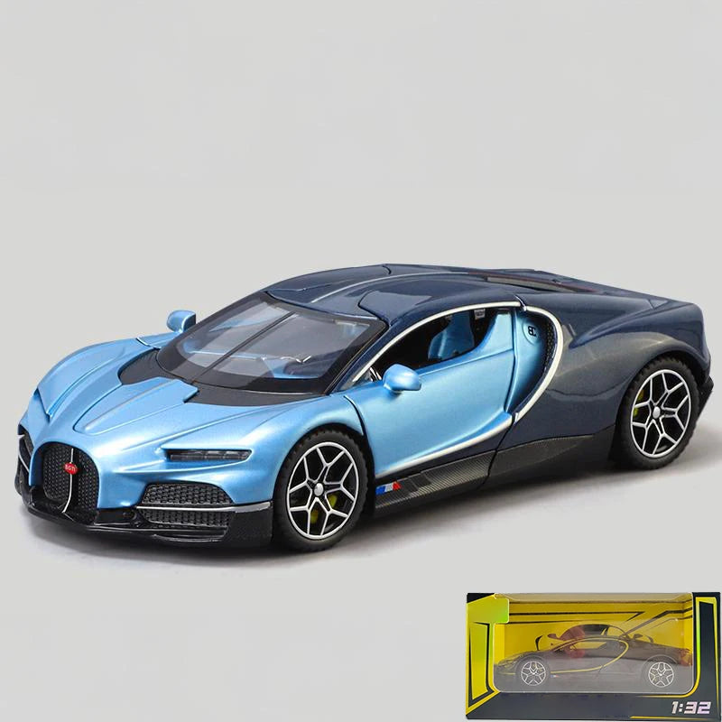Bugatti Tourbillon V16 – Modèle 1:32 en Alliage | Son & Lumière | Mini GT Collection
