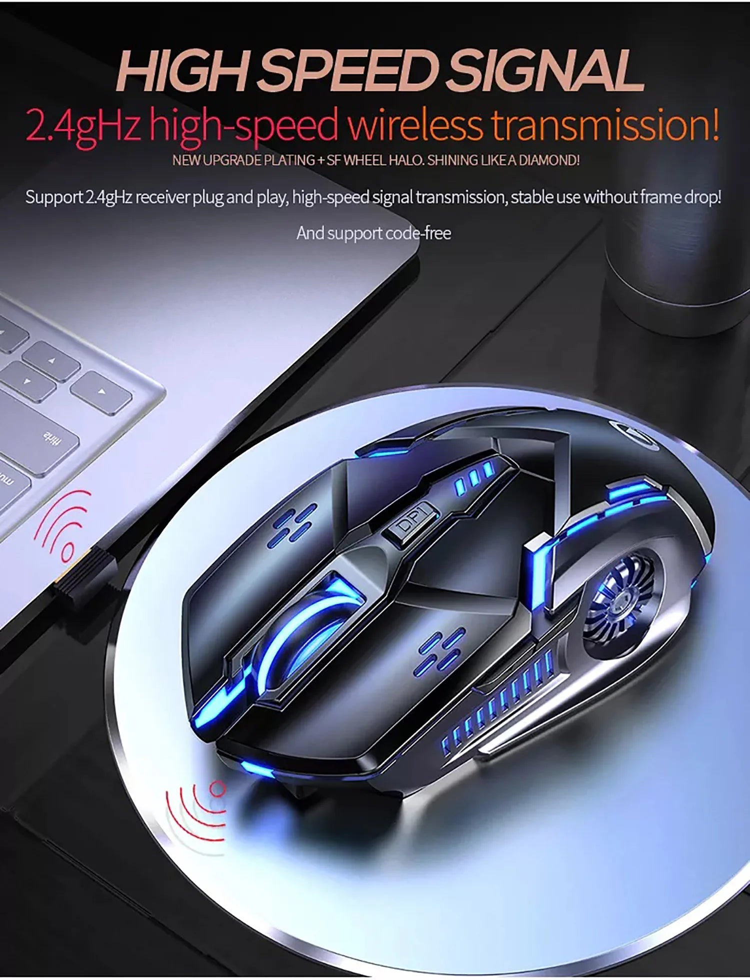 Souris Gaming Filaire G5 – Rétro-éclairage, 6 Boutons Macro, Haute Précision