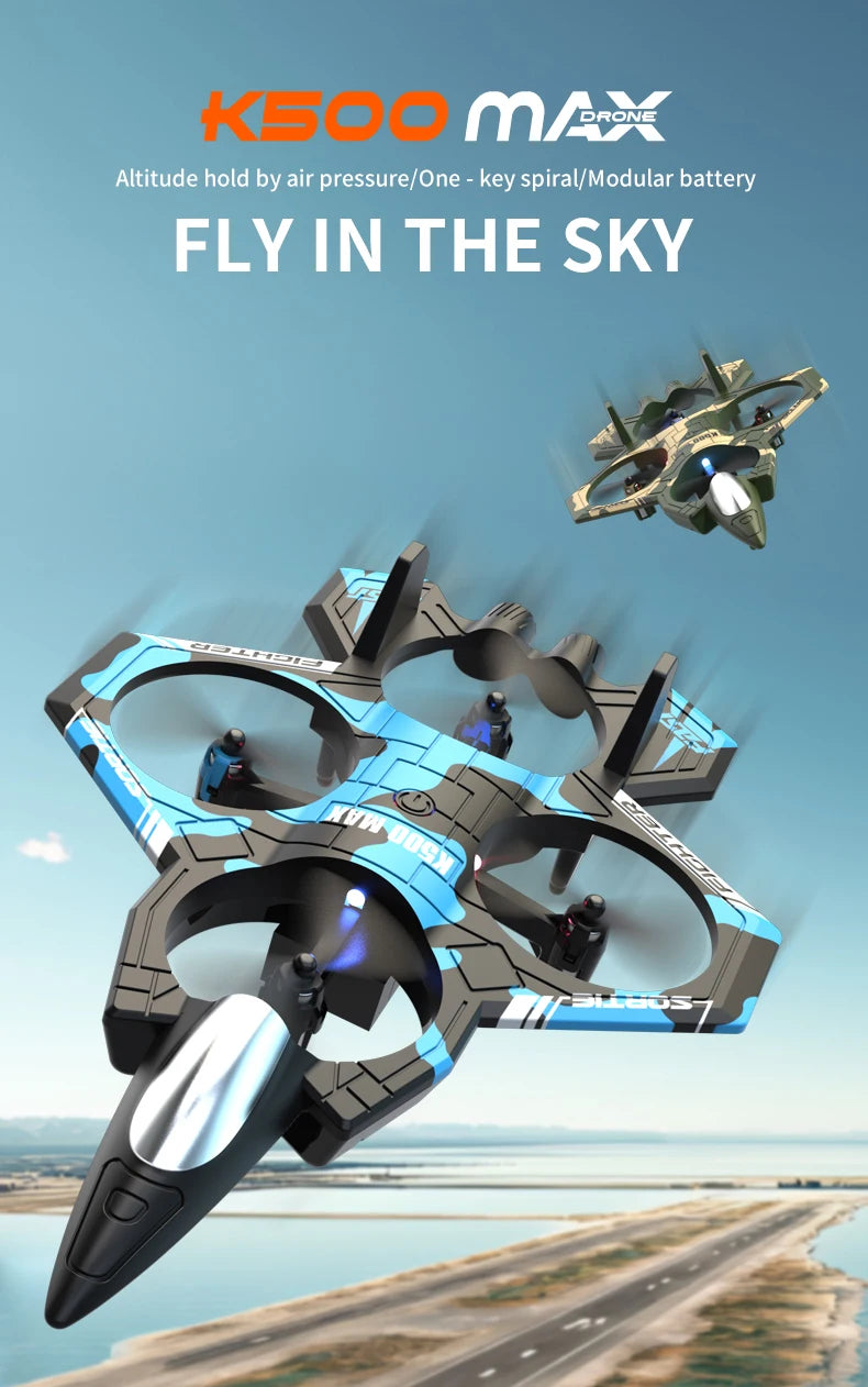 Avion RC en Mousse EPP – Planeur Cascade Électrique, Résistant aux Chocs (CZ01 / CZ36 / K500 Max)