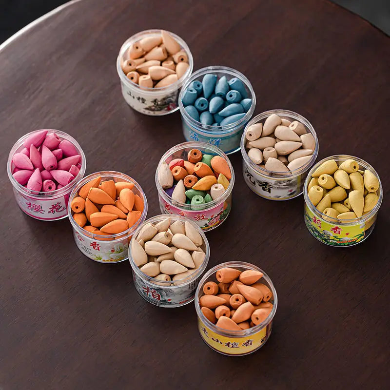 Cônes d’Encens Naturels à Reflux – Cascade de Fumée