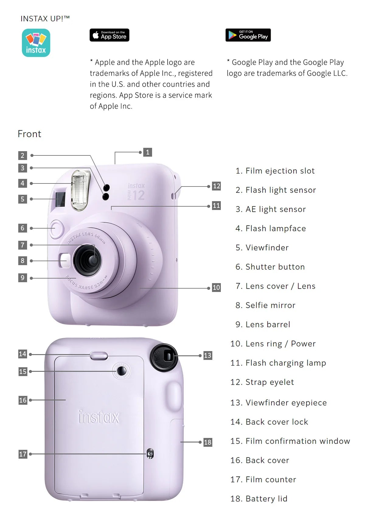 Fujifilm Instax Mini 12 – Appareil Photo Instantané + Kit 10-en-1 (20 Films)