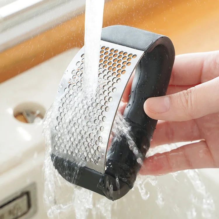 Presse-Ail Manuel en Acier Inoxydable – Hachoir Pratique & Durable