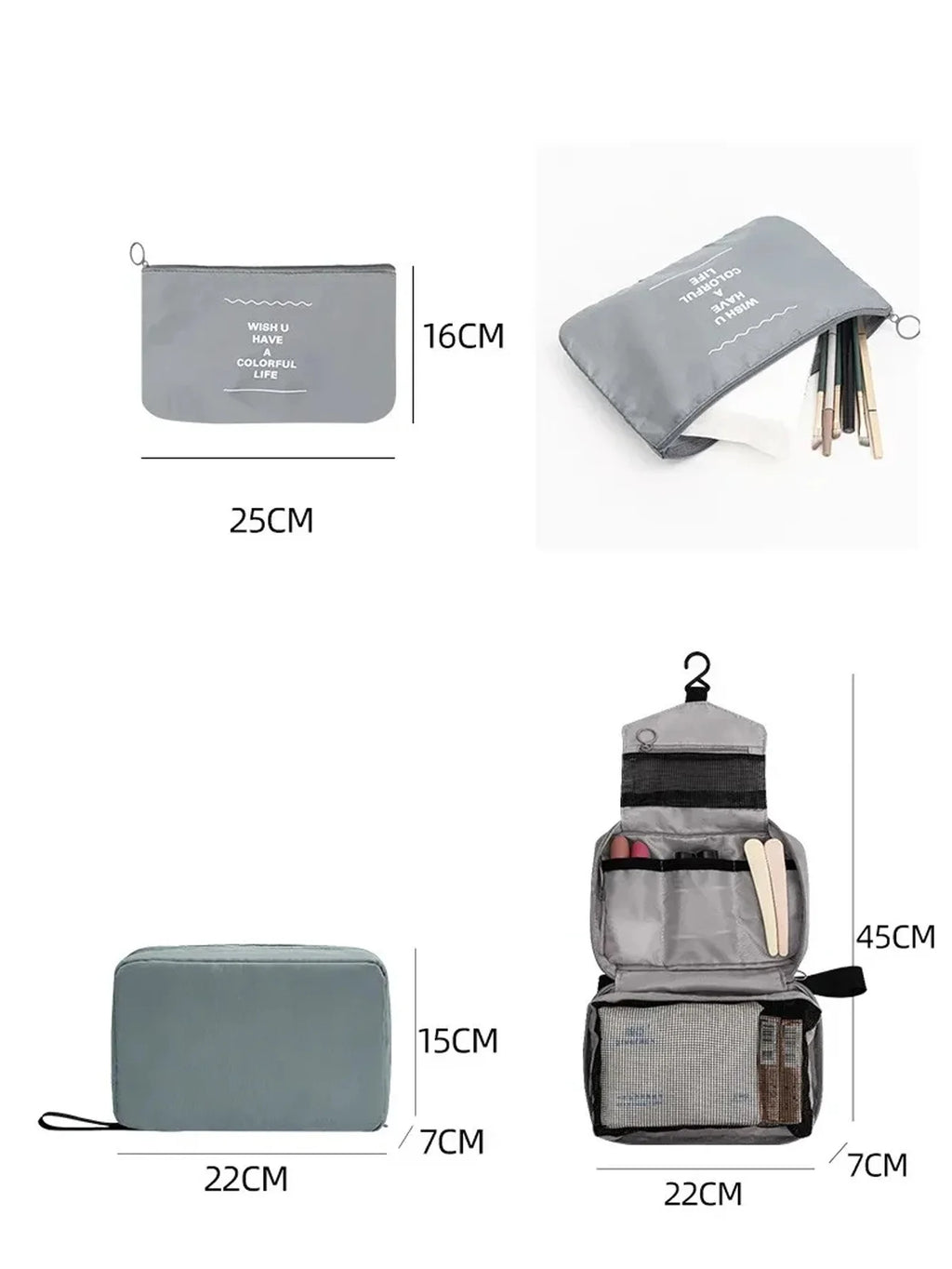 Ensemble Complet d’Organisateurs de Voyage – 7 à 10 Pièces Imperméables & Pliables