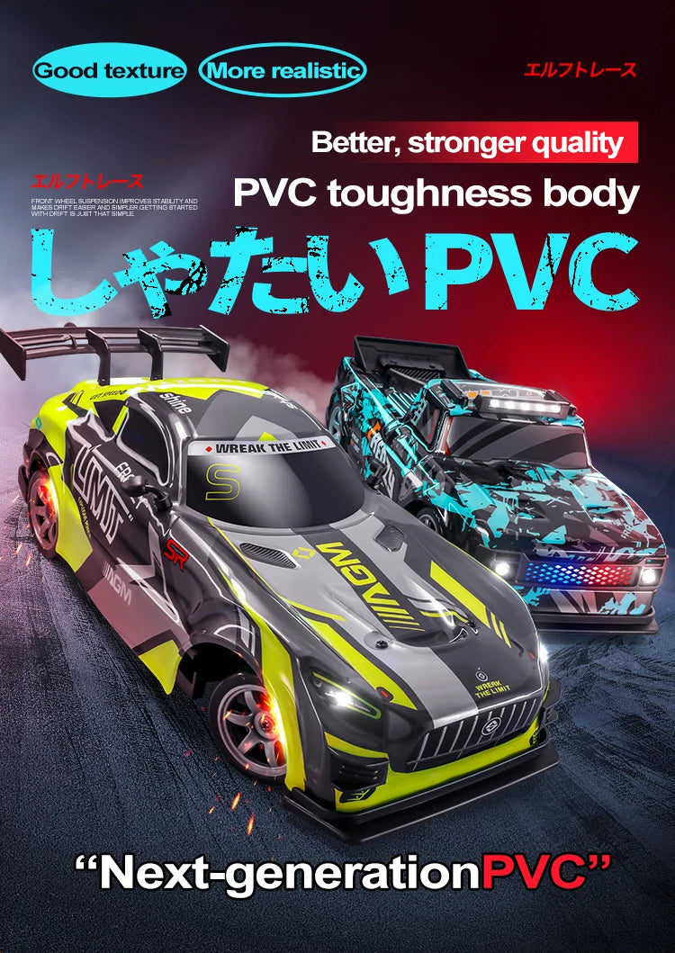 Voiture de Course RC Haute Vitesse – Tout-Terrain & Rechargeable