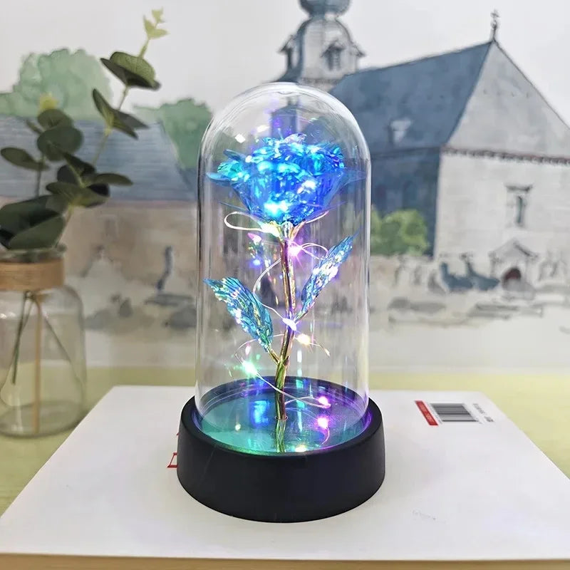 Rose Éternelle Lumineuse LED – Cadeau Romantique & Décoration