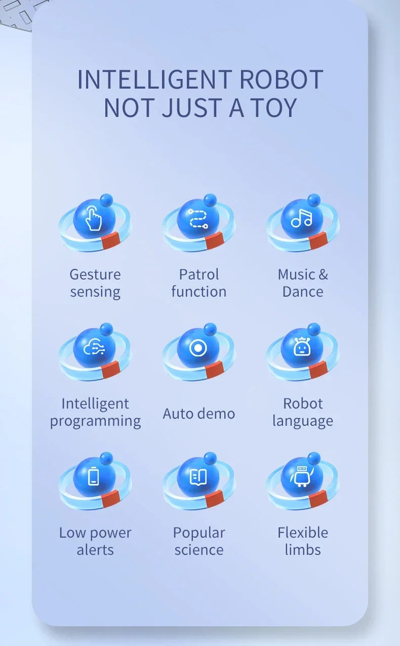 JJRC Robot Intelligent – Télécommande, Gestes & Programmation