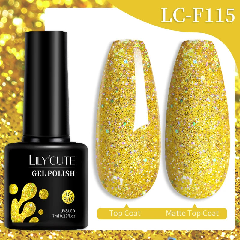 Vernis Gel LILYCUTE 7ml – Brun Foncé Collection Automne/Hiver – Brillance & Élégance Longue Tenue