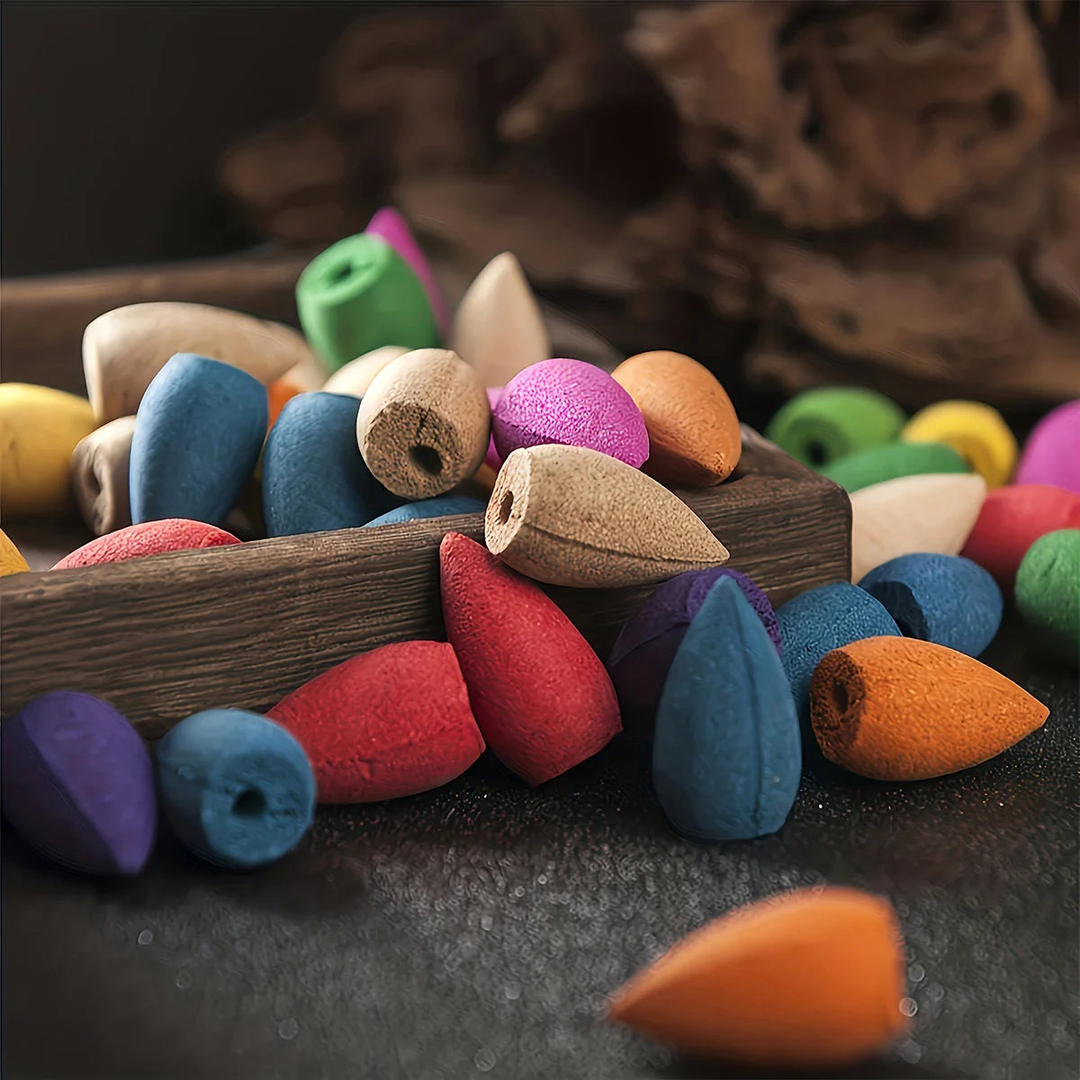 Porte-Encens Cascade Reflux – Brûleur Zen + 60 Cônes