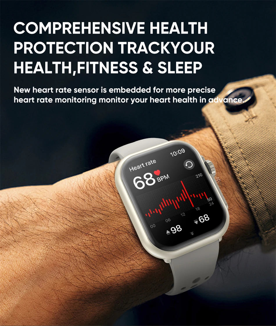 Montre Intelligente Ultra 2 SE AMOLED – Appels Bluetooth & 100+ Sports (Homme & Femme)