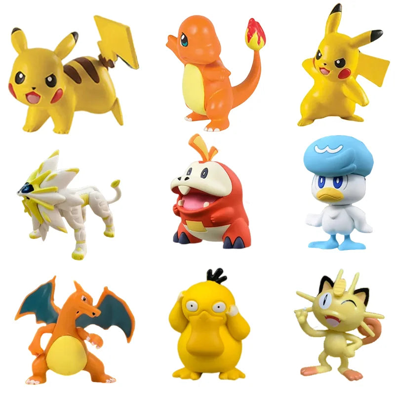 Figurines Pokéball Pokémon – Pikachu, Dracaufeu, Gengar, Tortank, etc. (Plusieurs modèles)