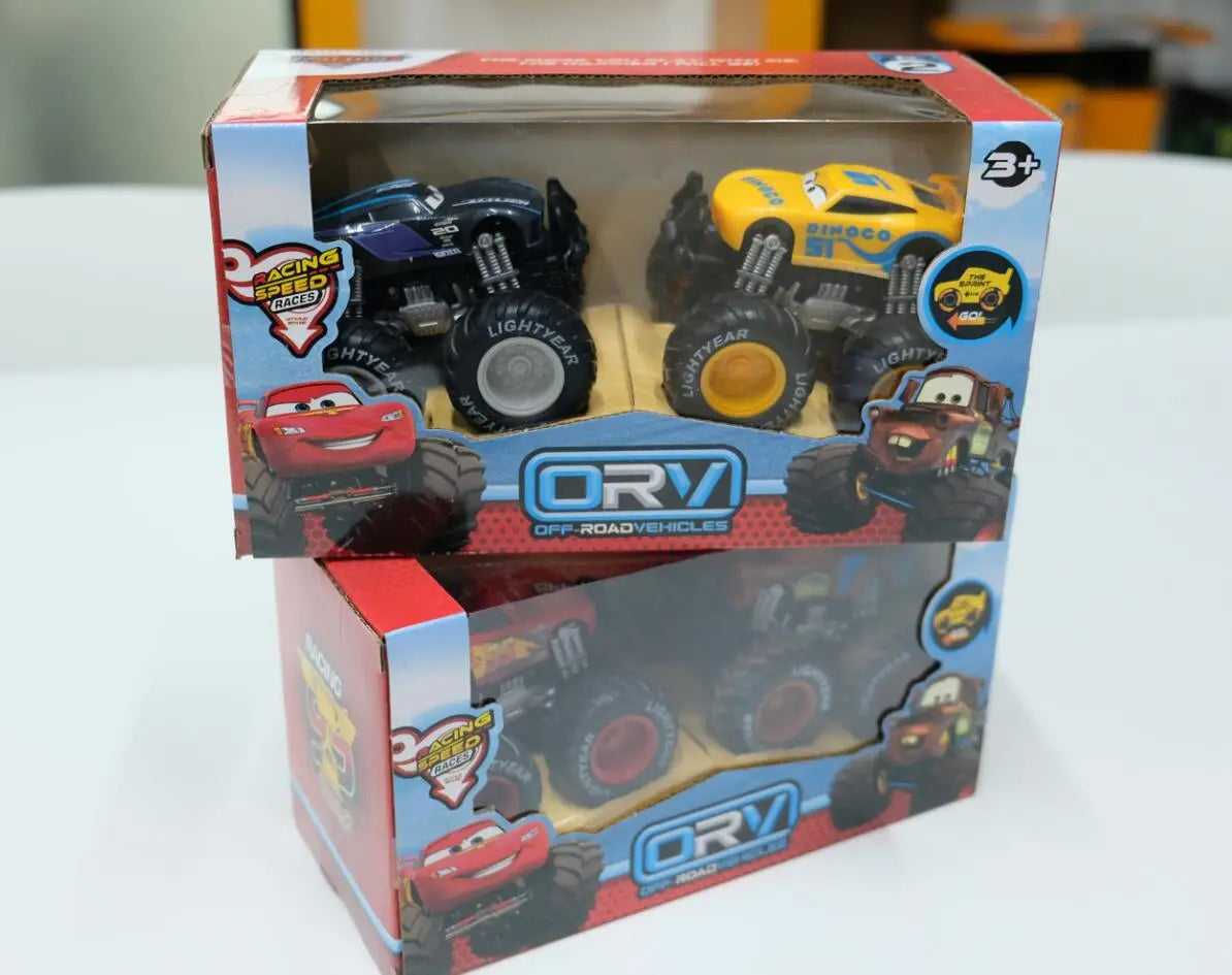 Ensemble de Véhicules Tout-Terrain à Double Inertie – Modèles Miniatures 1:55