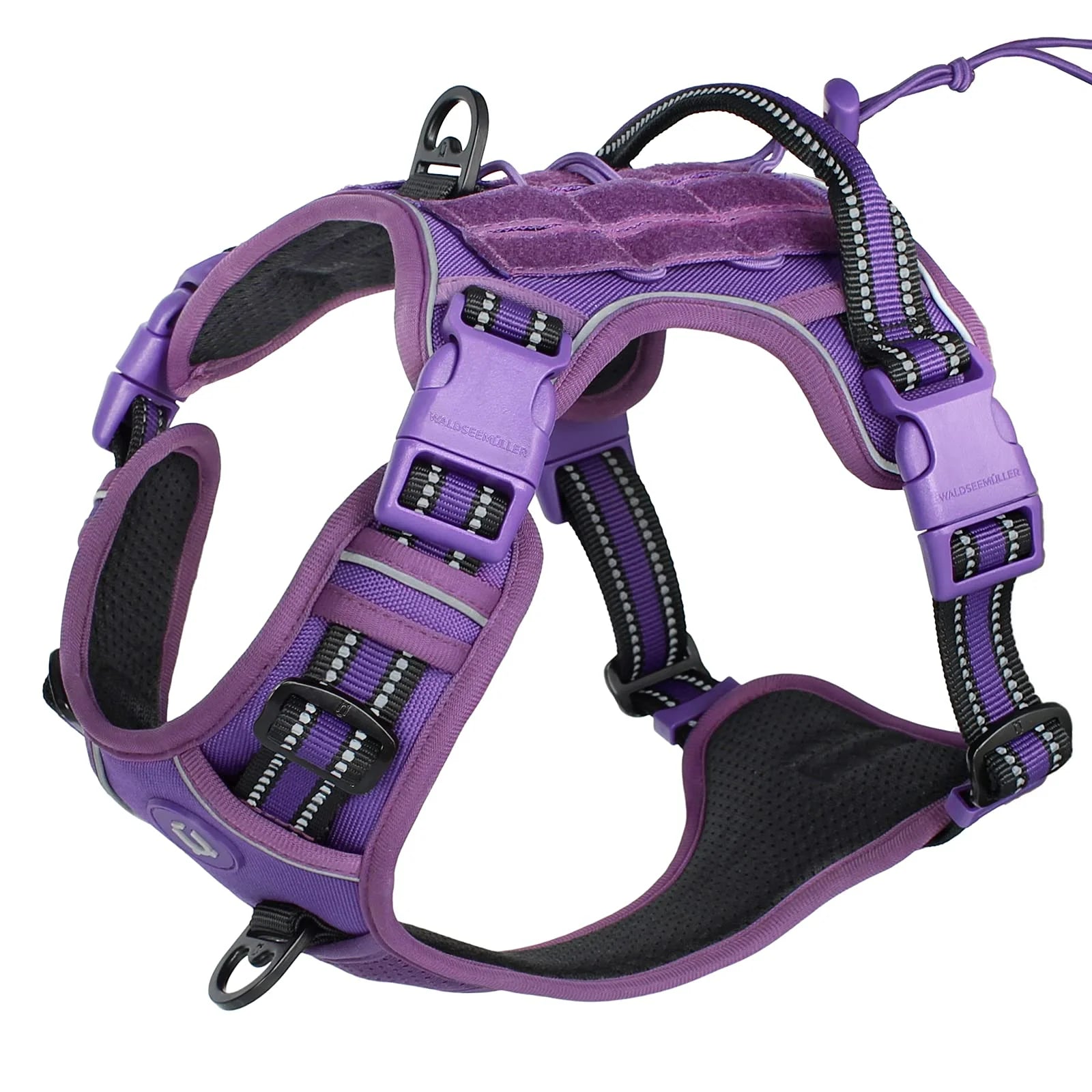 Harnais tactique militaire anti-traction pour chien moyen et grand
