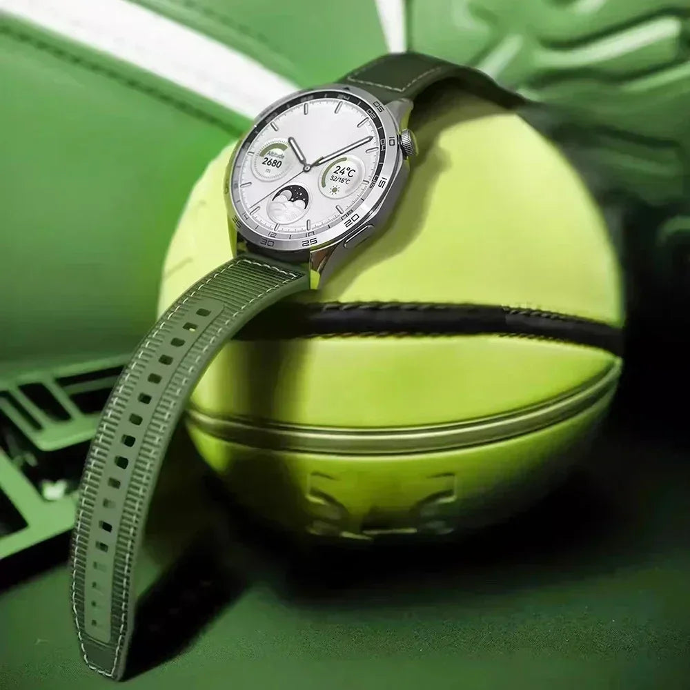 Bracelet Tissé 22 mm – Compatible Montres Huawei (Nylon Tressé Premium)