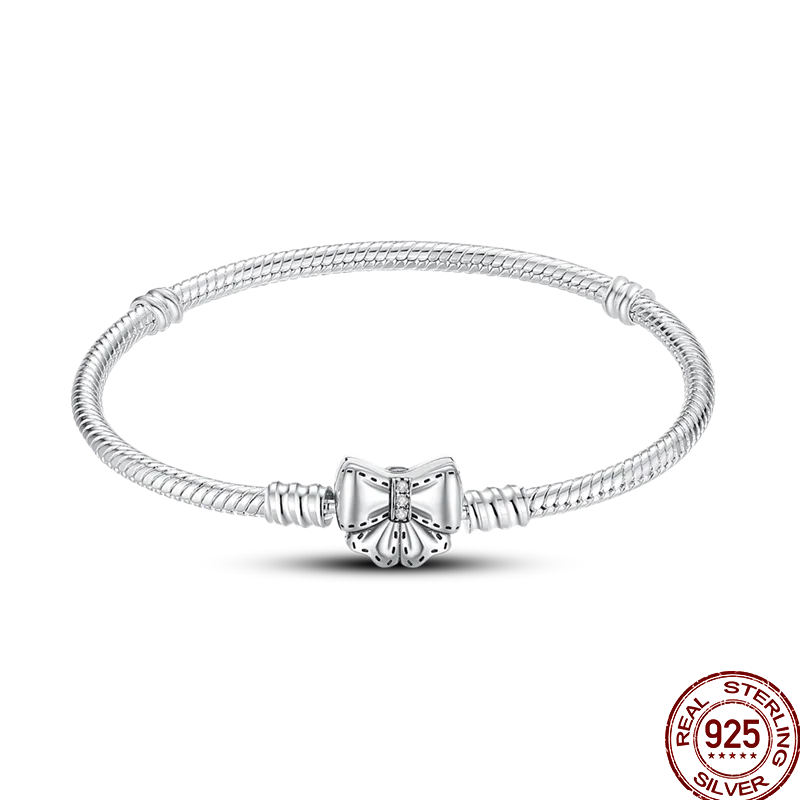 Bracelet en Argent 925 – Cœur Pavé Zircone & Infinity – 17 à 20 cm