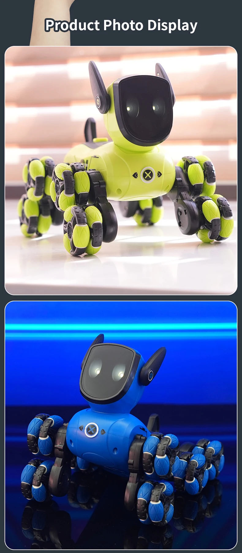 JJRC Q200 – Voiture RC Acrobatique 8 Roues à Détection Gestuelle & Commande Vocale