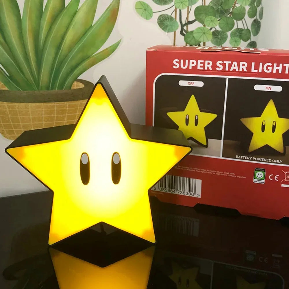 Veilleuse LED Super Star – Lampe 3D USB • Cadeau de Noël
