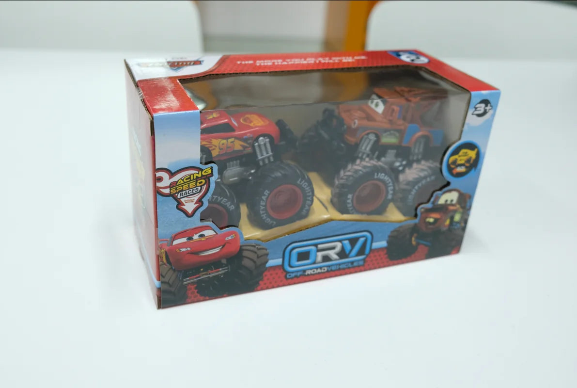 Ensemble de Véhicules Tout-Terrain à Double Inertie – Modèles Miniatures 1:55