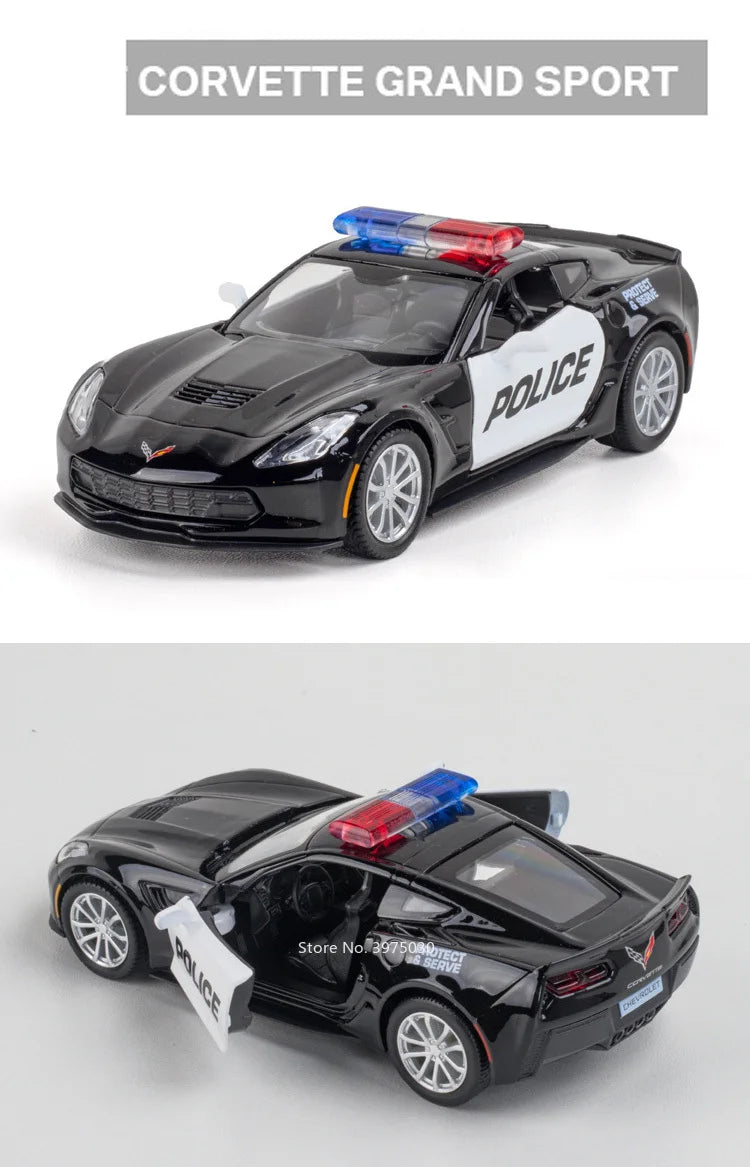 Modèle de Voiture 1:36 en Alliage – Portes Ouvrantes & Fonction Traction