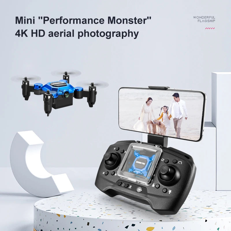 Drone K04 Mini – Pliant Ultra-Léger | Version 4K ou Sans Caméra | Photographie Aérienne