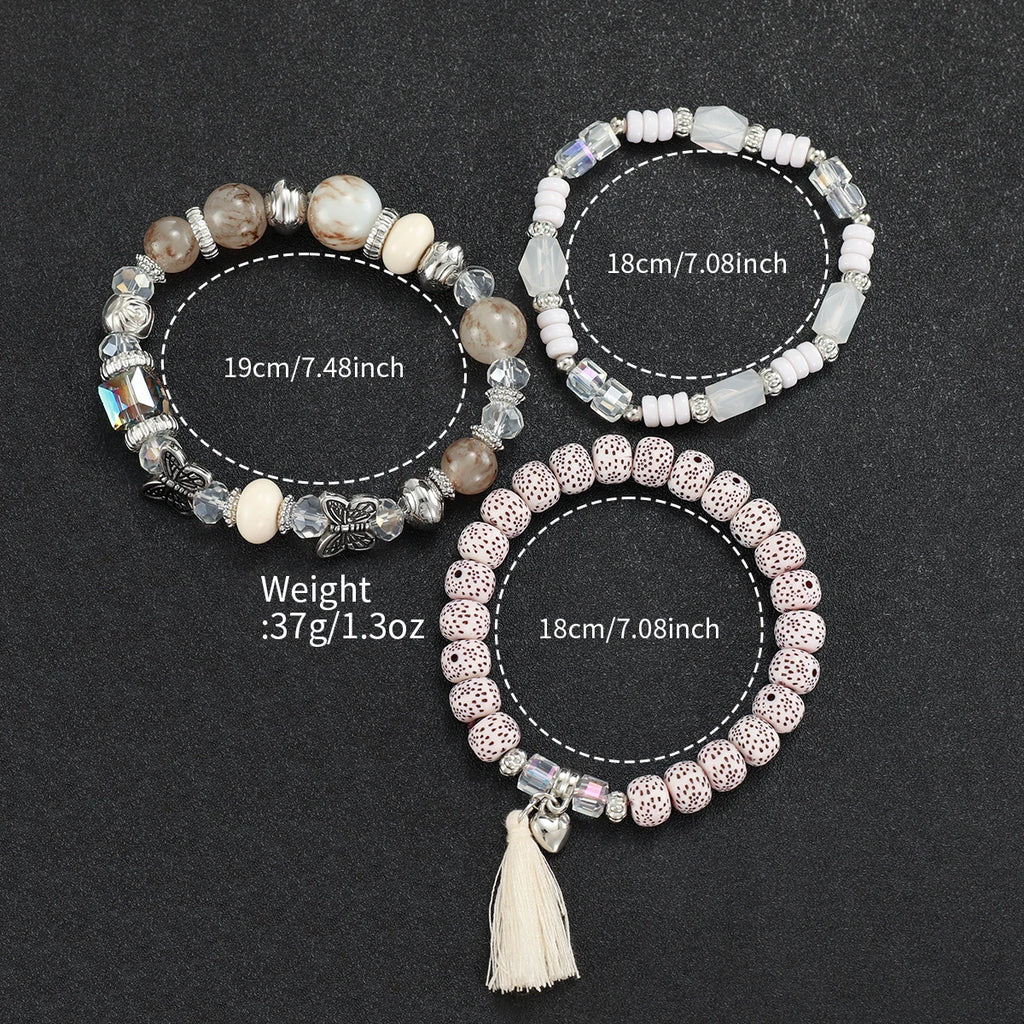 Ensemble Montres & Bracelets Strass – Fleurs & Cuir – Femme (3 / 4 / 5 pièces)