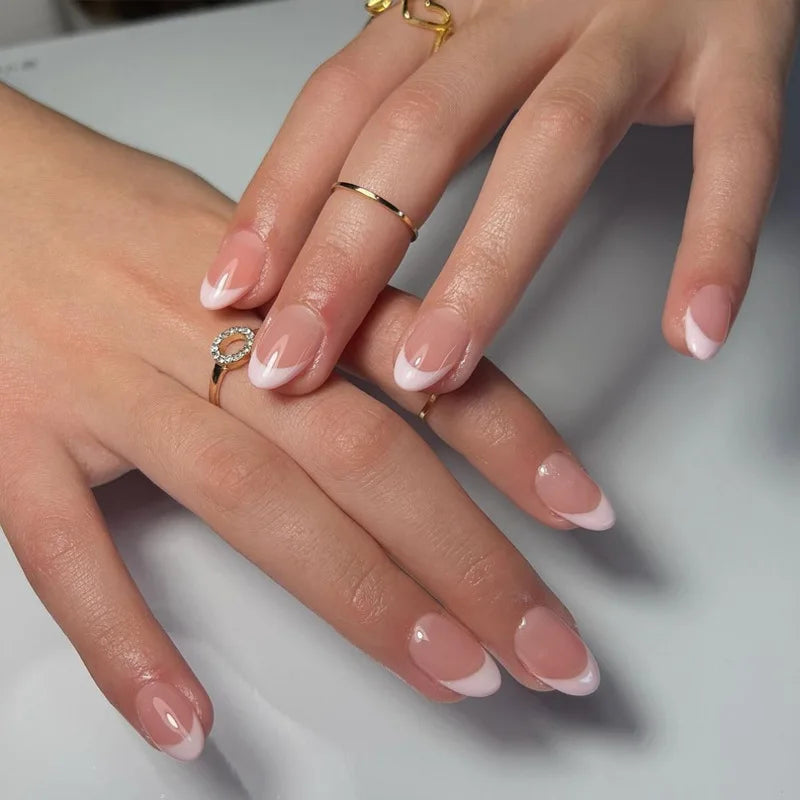 24 Pièces Faux Ongles French 3D – Nœud Papillon Élégant & Manucure Professionnelle DIY