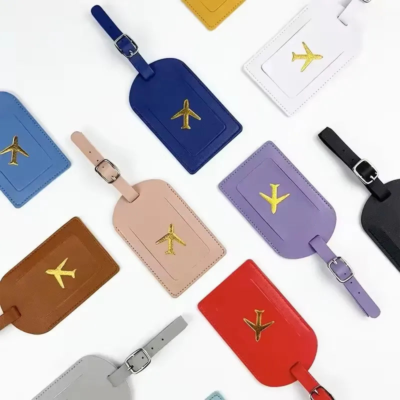 Étiquette de Bagage en Cuir – Identification Valise & Accessoire de Voyage