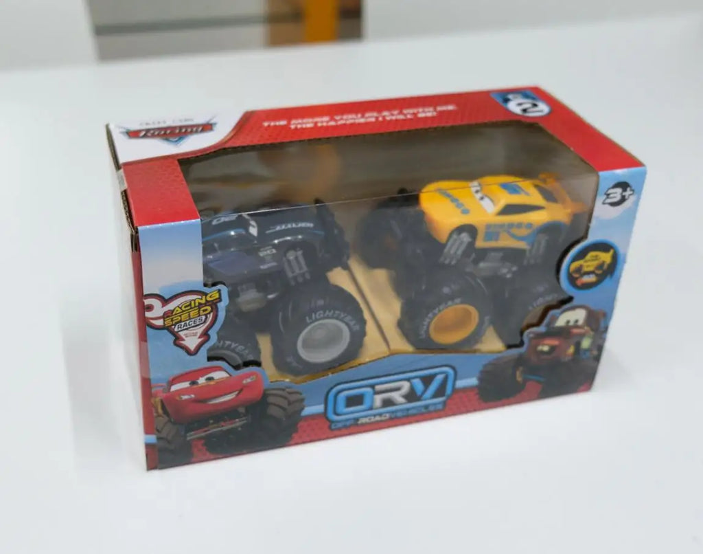 Ensemble de Véhicules Tout-Terrain à Double Inertie – Modèles Miniatures 1:55