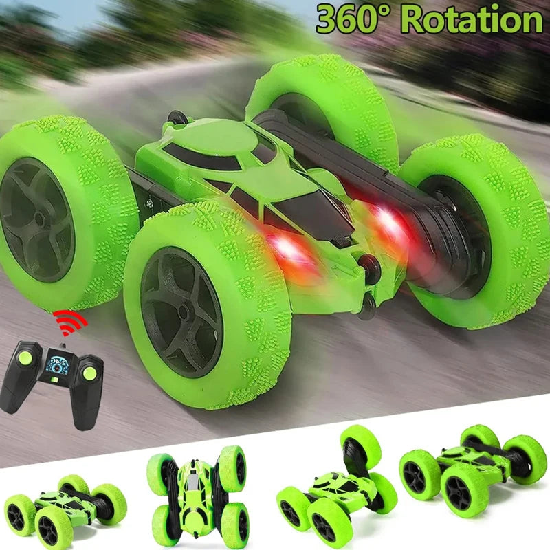 Voiture Cascade RC Double Face – 360° Rotation, 2.4GHz, Off-Road – Enfants & Adultes
