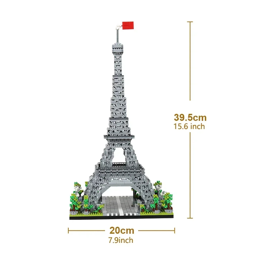 Tour Eiffel Micro Mini Blocs – Kit de Construction Décor & Collection