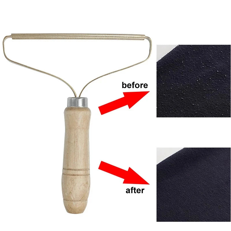 Brosse anti-poils manuelle portable — vêtements et canapé