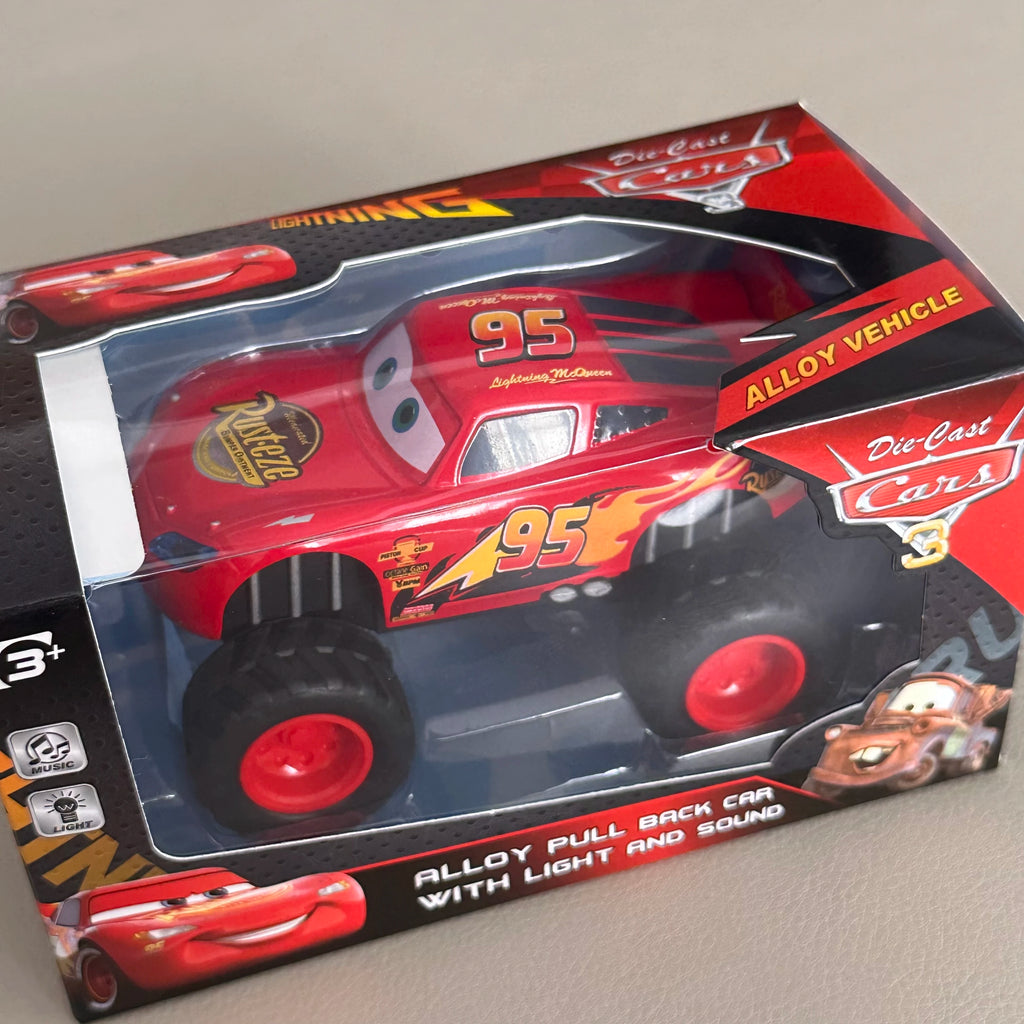 Disney Toy Story 4 – Lightning McQueen Inertiel avec Lumières | Modèle de Collection Enfants