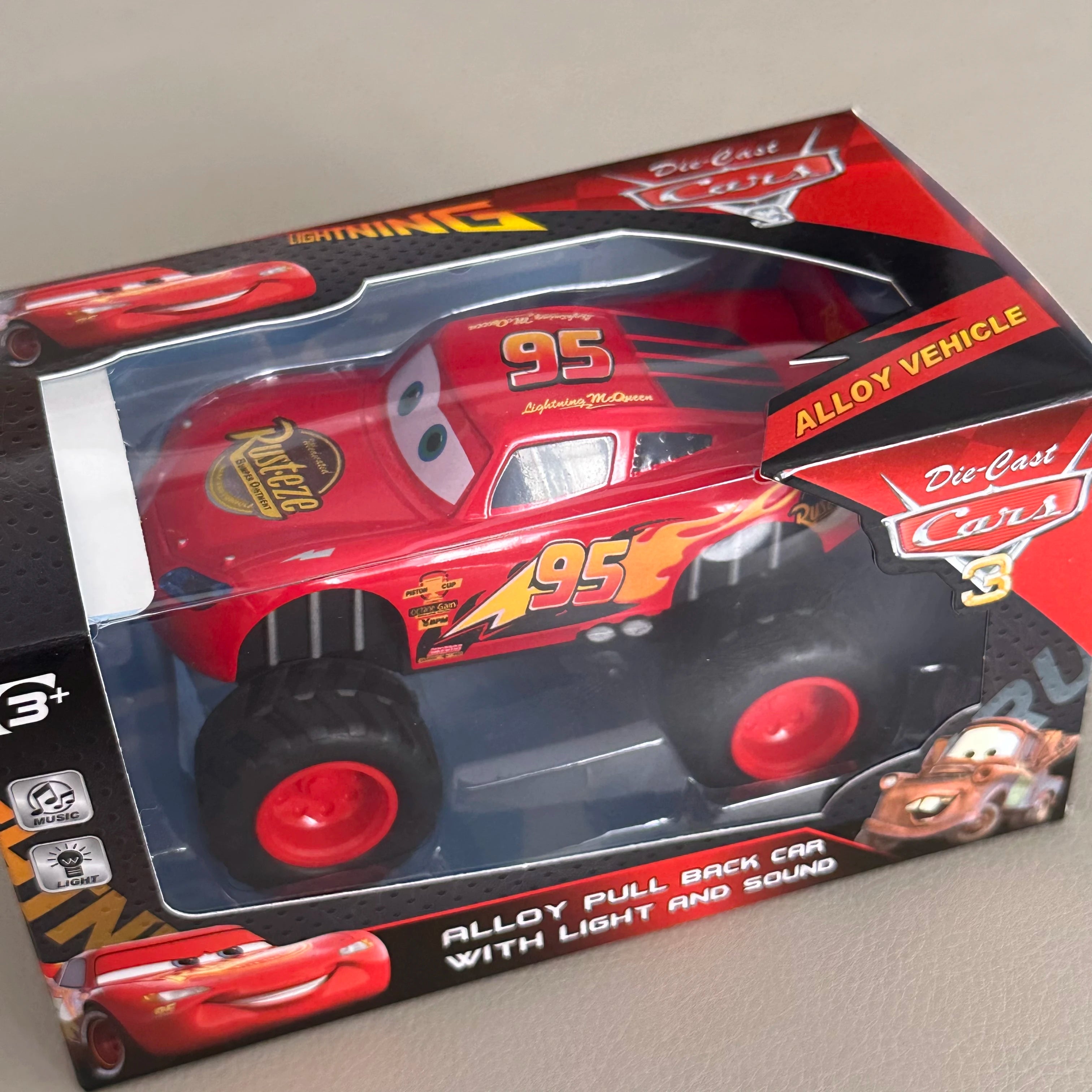 Disney Toy Story 4 – Lightning McQueen Inertiel avec Lumières | Modèle de Collection Enfants