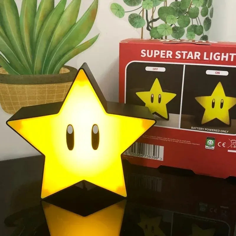 Veilleuse LED Super Star – Lampe 3D USB • Cadeau de Noël