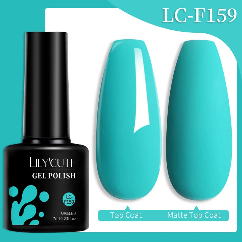 Vernis Gel LILYCUTE 7ml – Brun Foncé Collection Automne/Hiver – Brillance & Élégance Longue Tenue