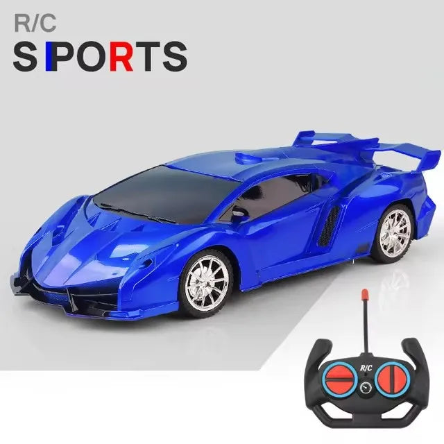 RC Car 2.4G 4CH Remote Control 1:18 With Led Light Sports Cars High Speed Radio Drift Vehicle Racing Boys Girls Toy For Children