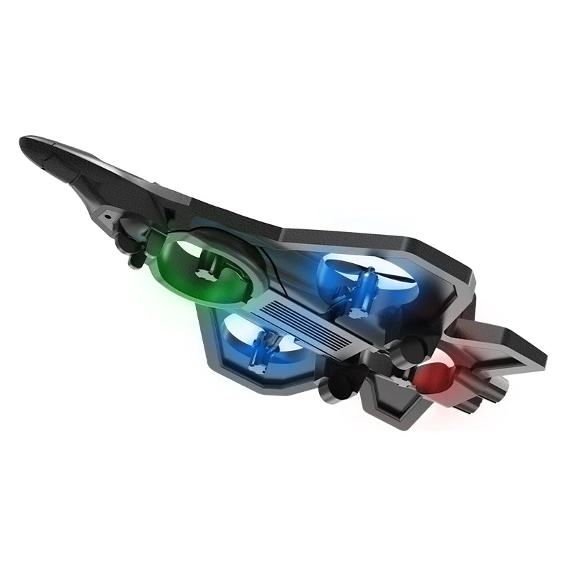 Avion RC L101 en Mousse – LED, Cascades 3D & Télécommande 2.4G