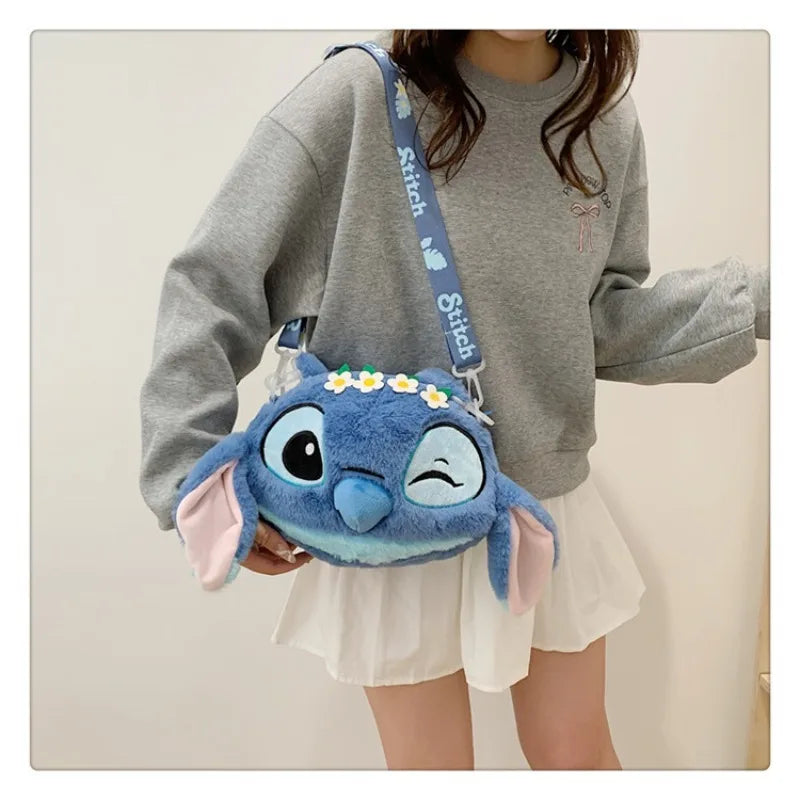 Sac à Dos en Peluche Stitch – Ultra Mignon (26 × 19 × 5 cm)