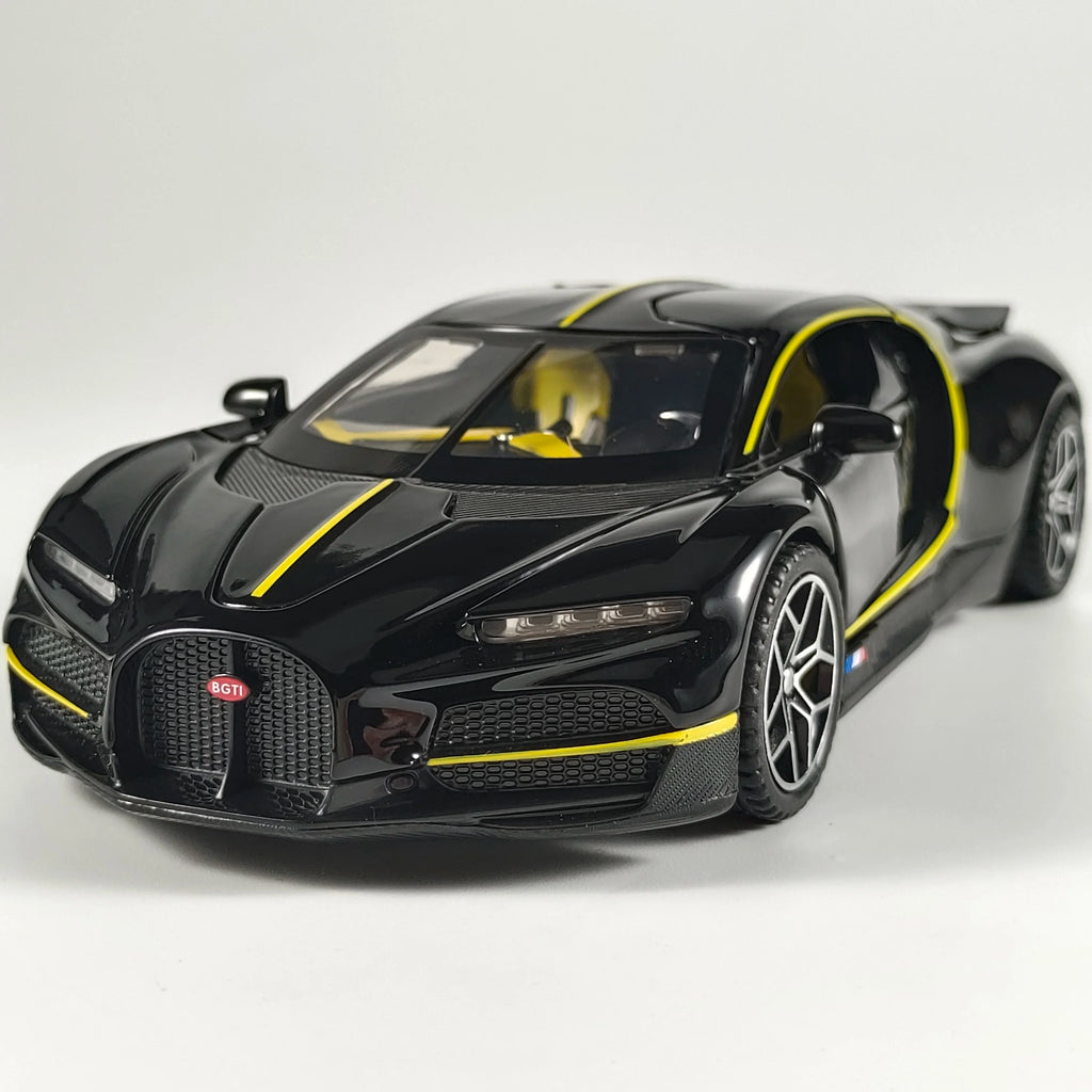 Bugatti Tourbillon V16 – Modèle 1:32 en Alliage | Son & Lumière | Mini GT Collection
