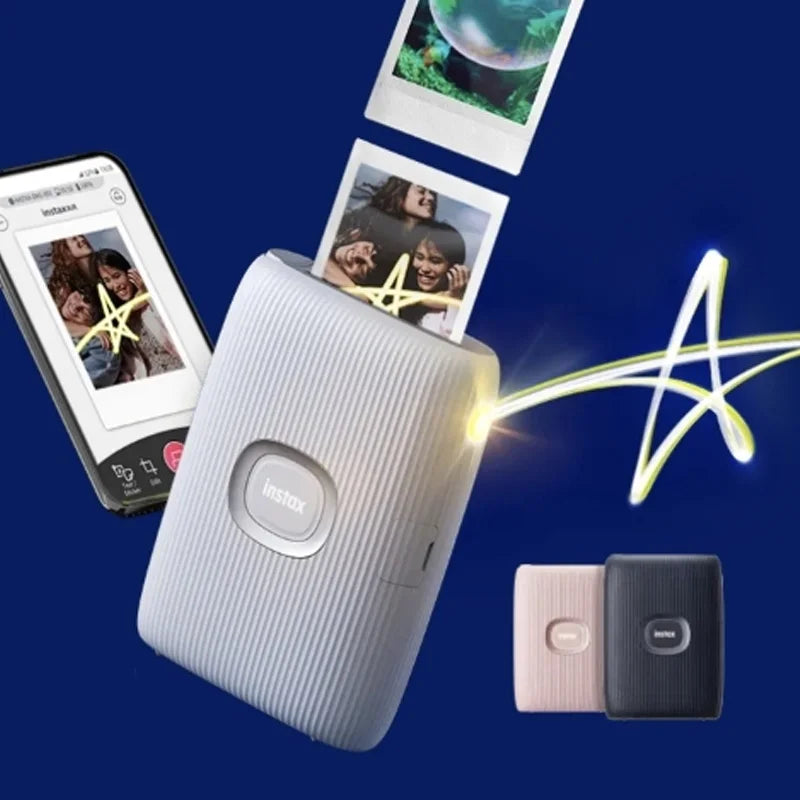 Fujifilm Instax Mini Link 2 – Imprimante Photo Instantanée + Packs Film (Plusieurs Bundles)