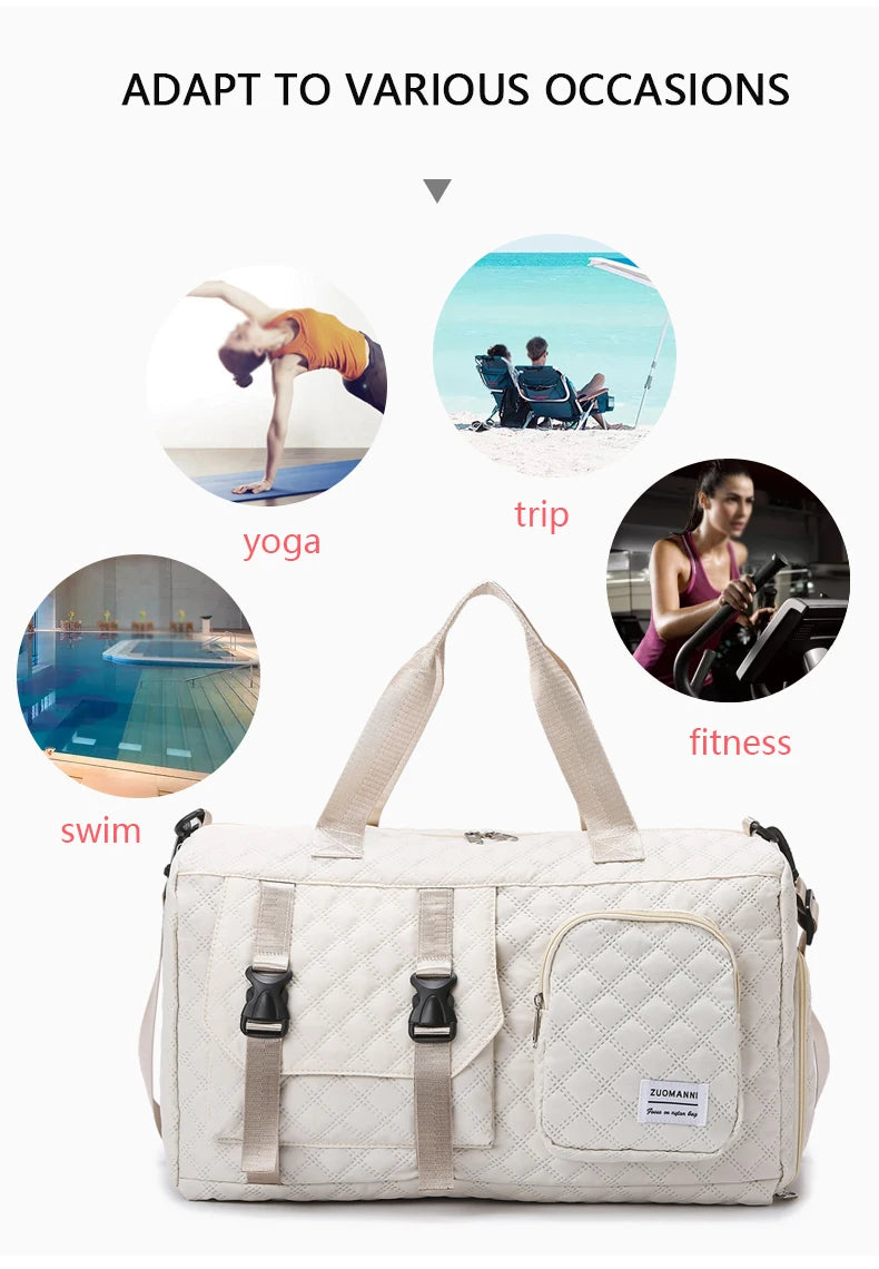 Sac de Voyage en Nylon Durable – Léger, Spacieux & Élégant