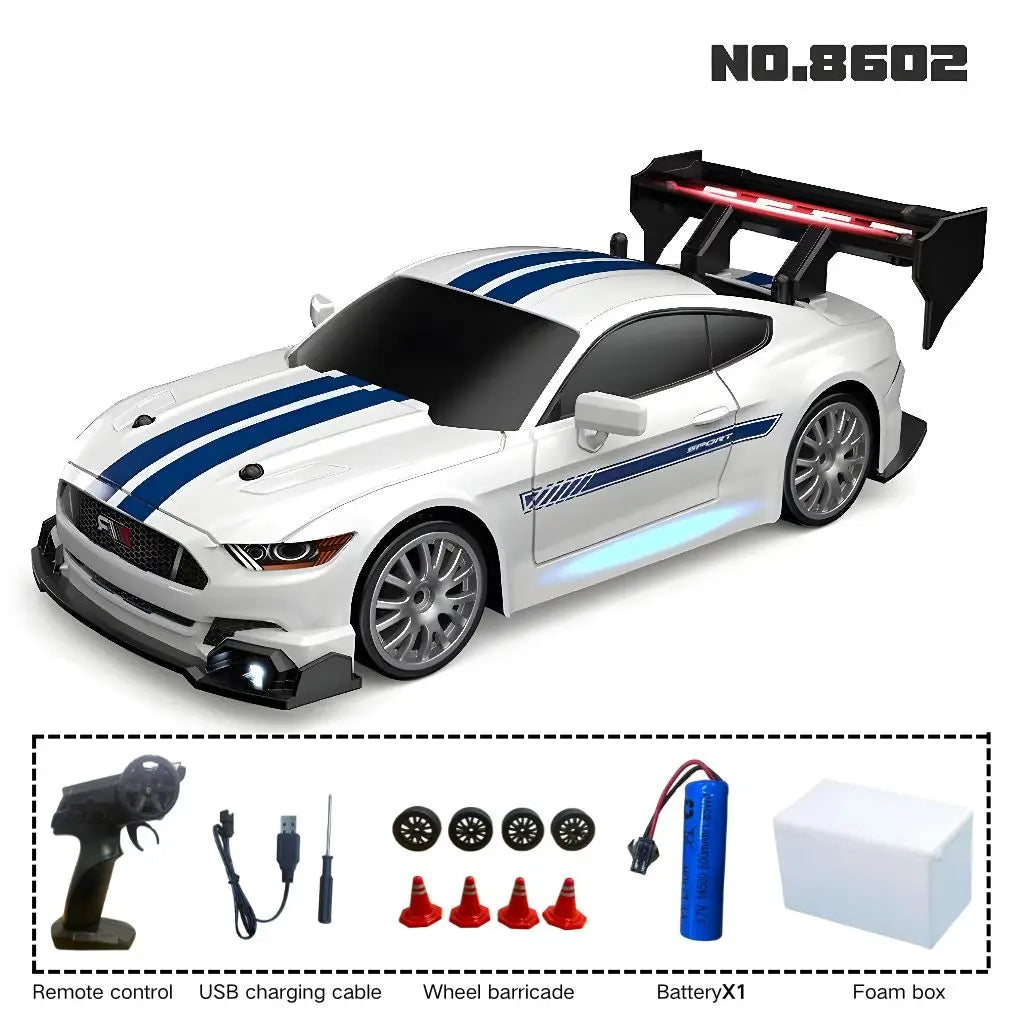 Voiture RC Drift 1:24 – Mustang 4WD & Modèles Sport