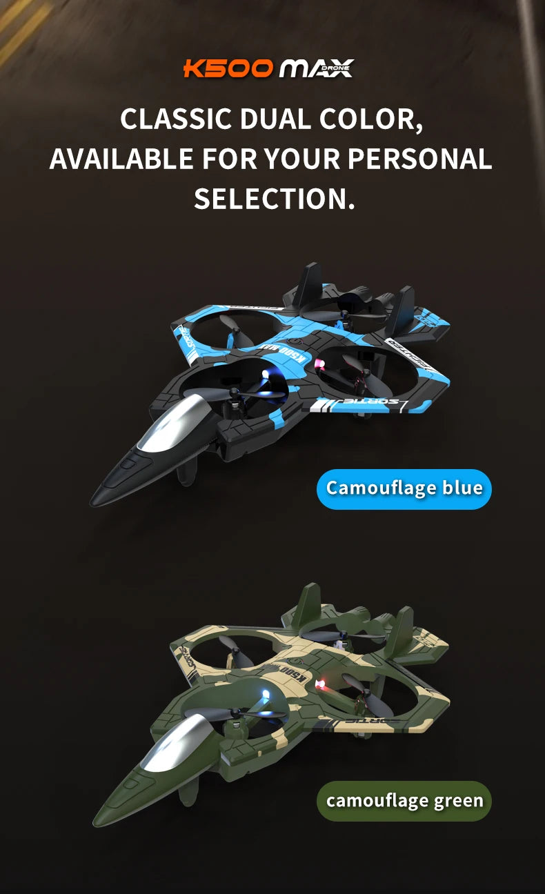 Avion RC en Mousse EPP – Planeur Cascade Électrique, Résistant aux Chocs (CZ01 / CZ36 / K500 Max)