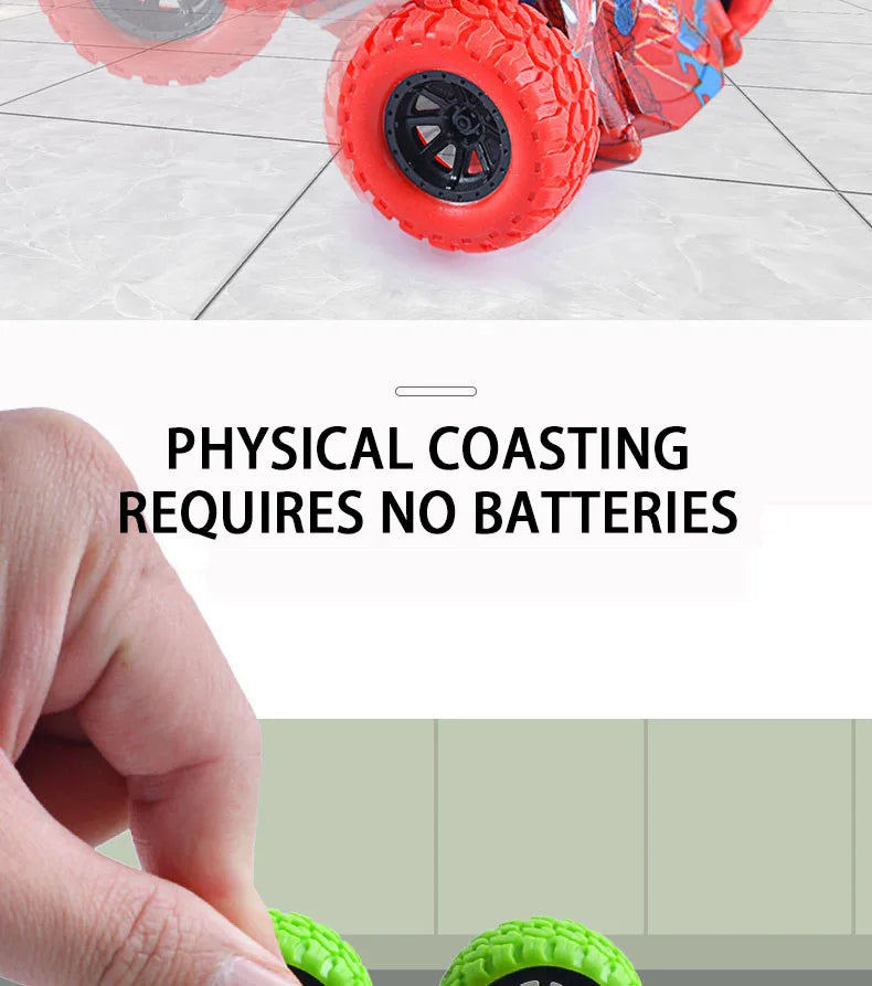 Voiture Jouet Double-Face Inertielle – Anti-Choc & Anti-Chute | Modèle Tout-Terrain Enfant