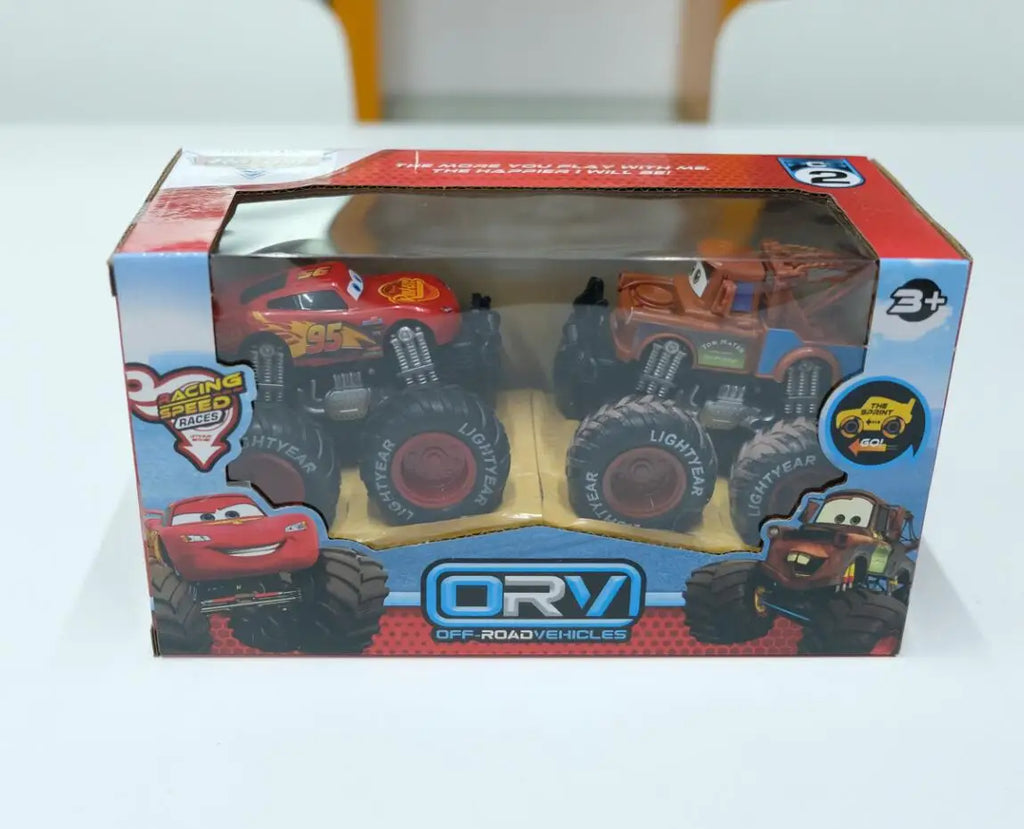 Ensemble de Véhicules Tout-Terrain à Double Inertie – Modèles Miniatures 1:55