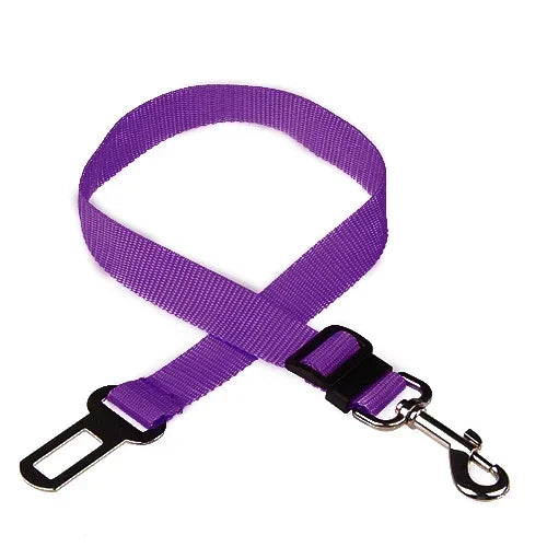 Ceinture de sécurité voiture réglable pour chien — attache harnais