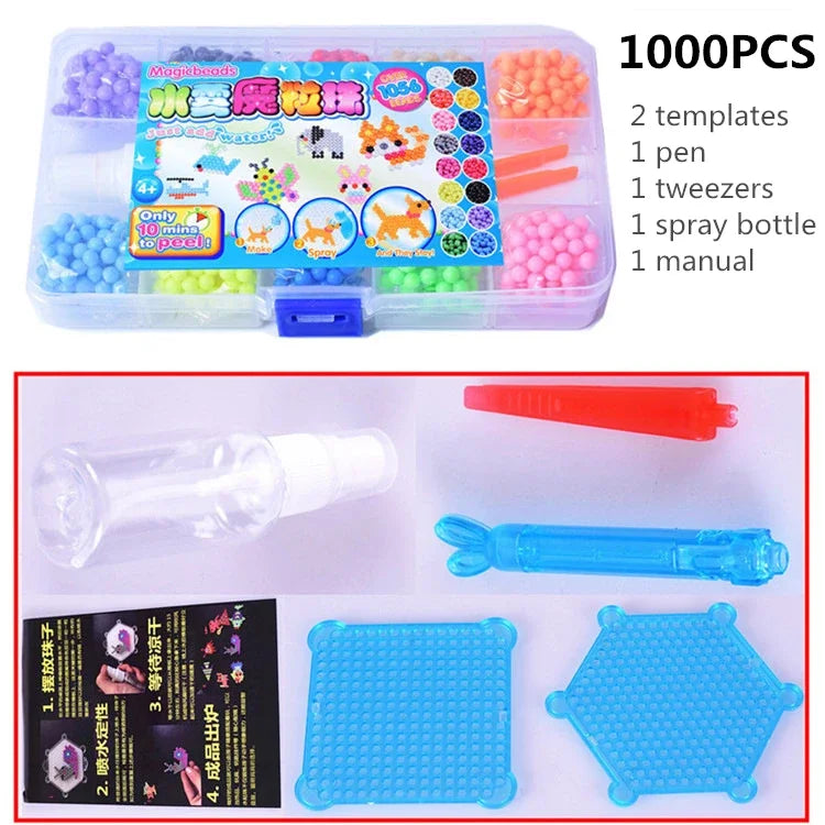 Kit Perles Magiques – Bricolage à l’Eau (1000 / 1500 / 2400 pcs)