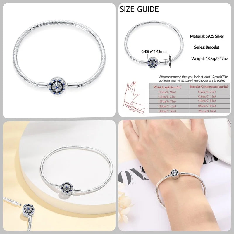 Bracelet en Argent 925 – Cœur Pavé Zircone & Infinity – 17 à 20 cm