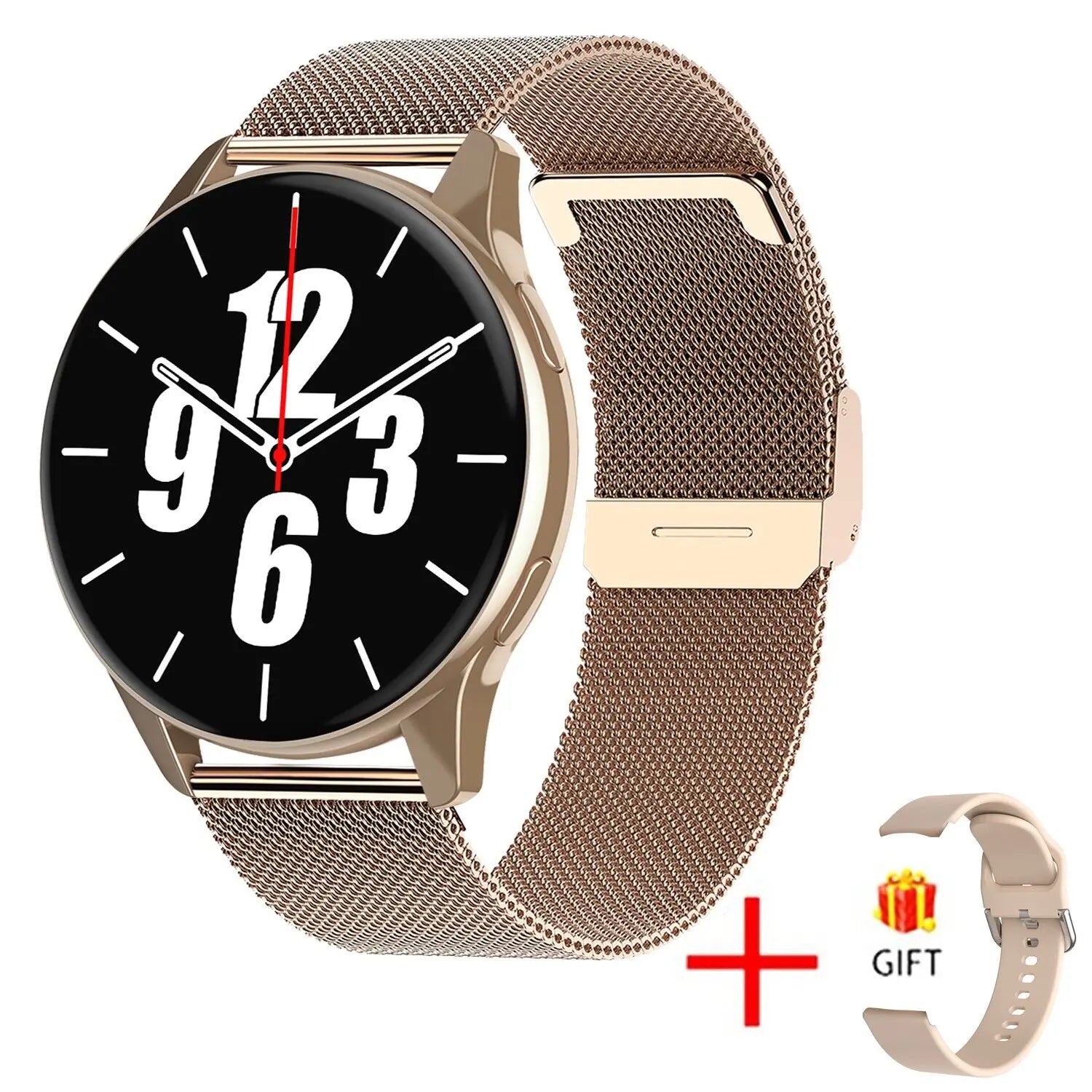 Montre Connectée LIGE – Appels Bluetooth & Charge Sans Fil (1.28’’ IP68 – 2025)