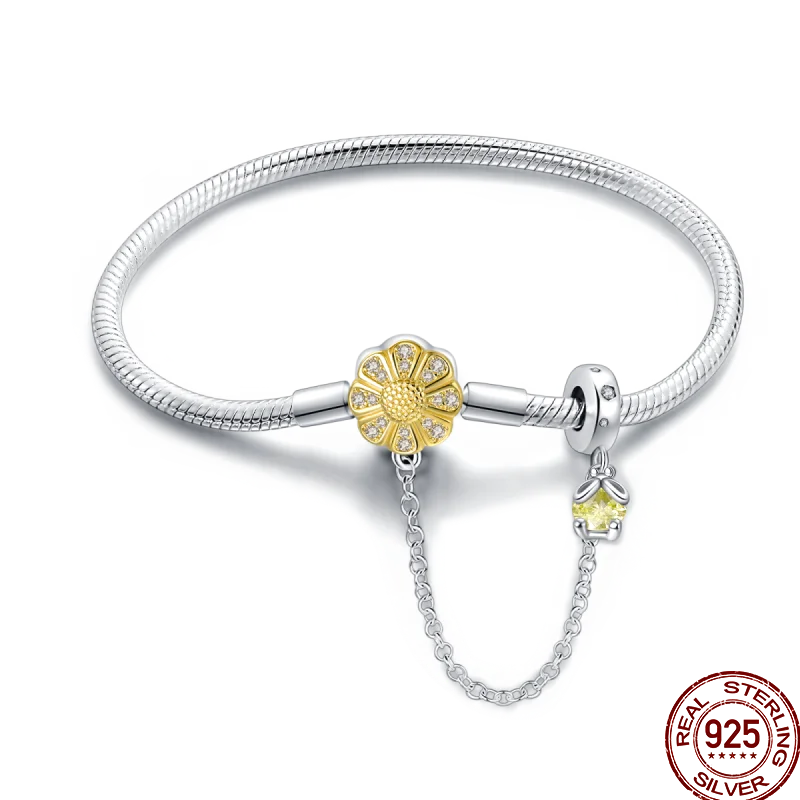 Bracelet en Argent 925 – Cœur Pavé Zircone & Infinity – 17 à 20 cm