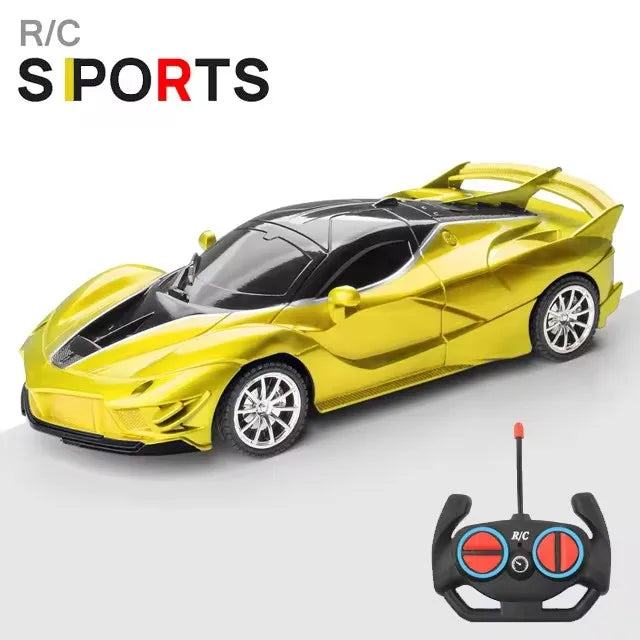 RC Car 2.4G 4CH Remote Control 1:18 With Led Light Sports Cars High Speed Radio Drift Vehicle Racing Boys Girls Toy For Children